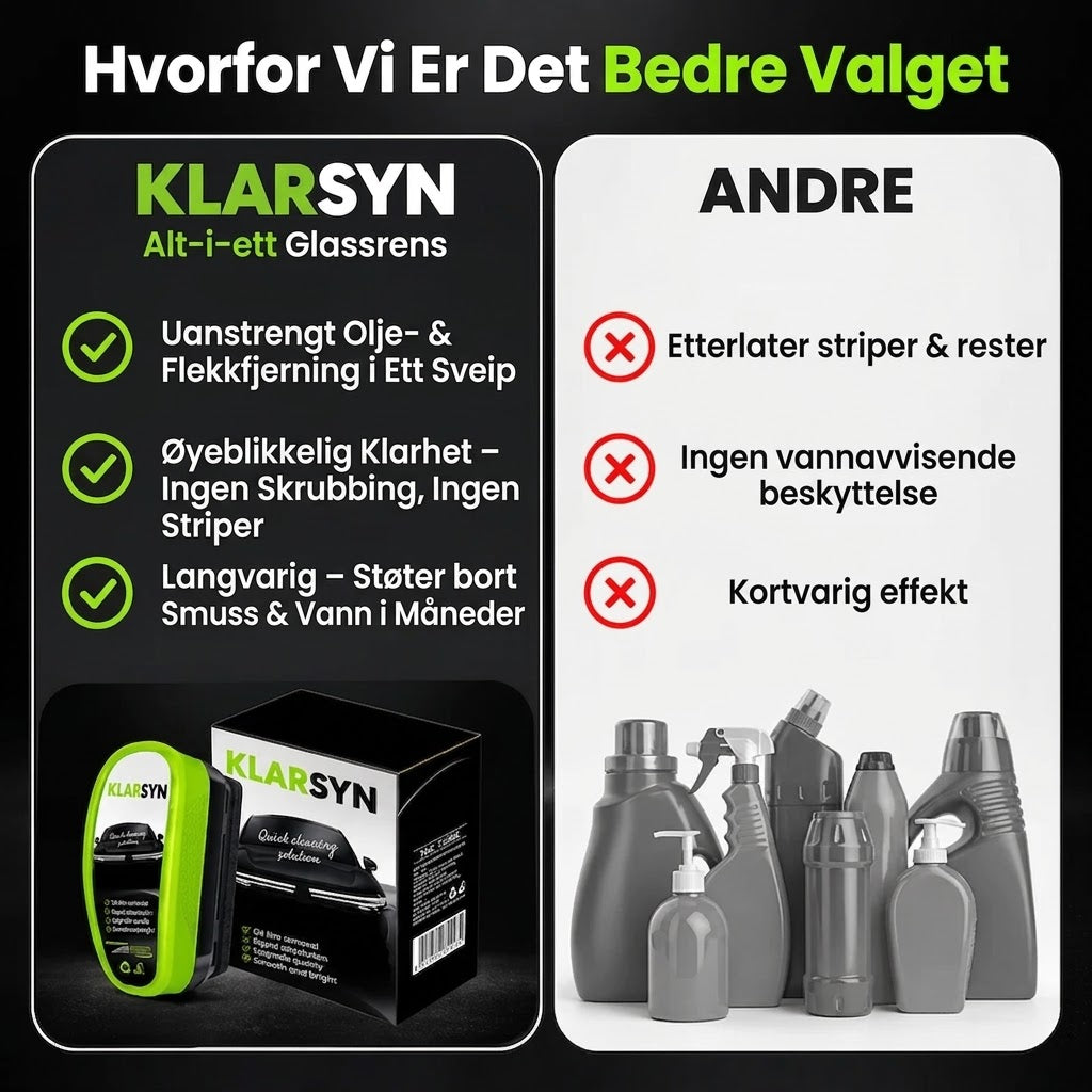 KLARSYN™ – Den ultimate klarheten i uansett vær